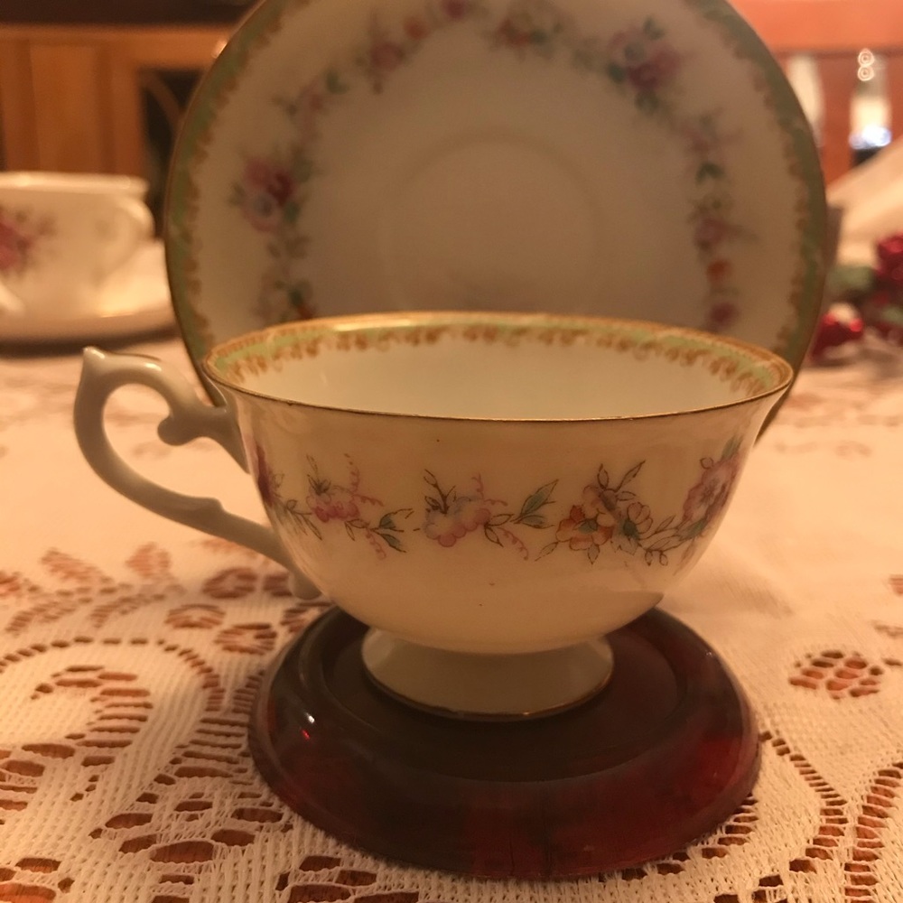 Cherry China from Japan Demi Tasse